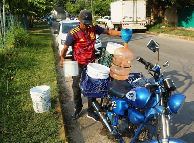 Estiaje recrudece falta de agua en zona baja de Coatza