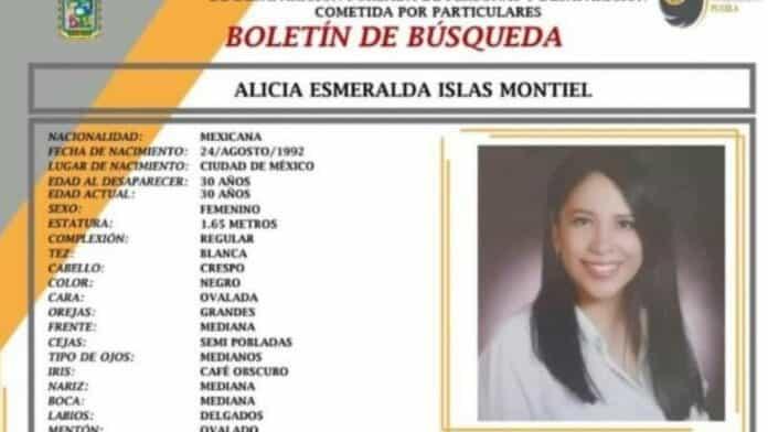 Encuentran sin vida a la joven Alicia Esmeralda en Puebla; su pareja, principal sospechoso