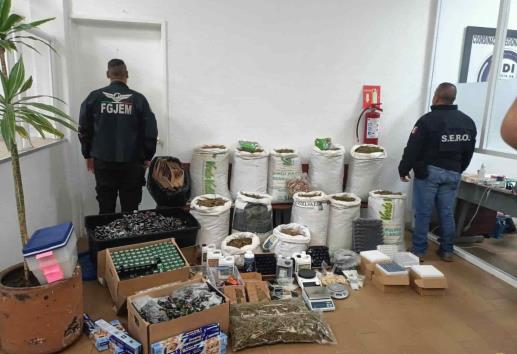 Desmantelan laboratorio de marihuana en el Estado de México