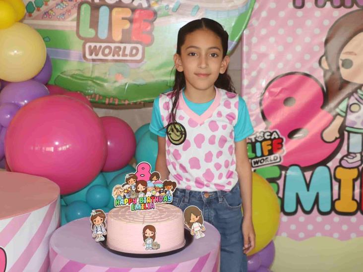 Emilia Rodríguez González cumplió 8 años de edad