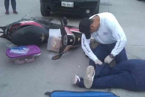 La arrolla camioneta y ahora se niega a reparar el daño en Úrsulo Galván