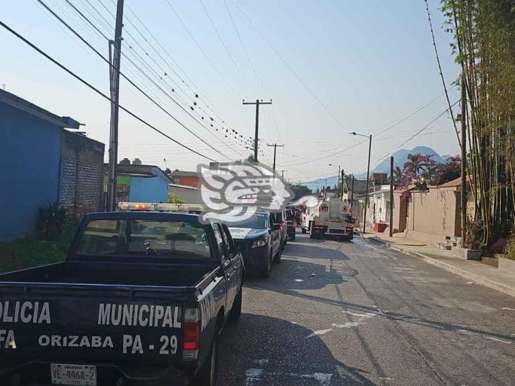 Se incendia vivienda por cortocircuito en Orizaba