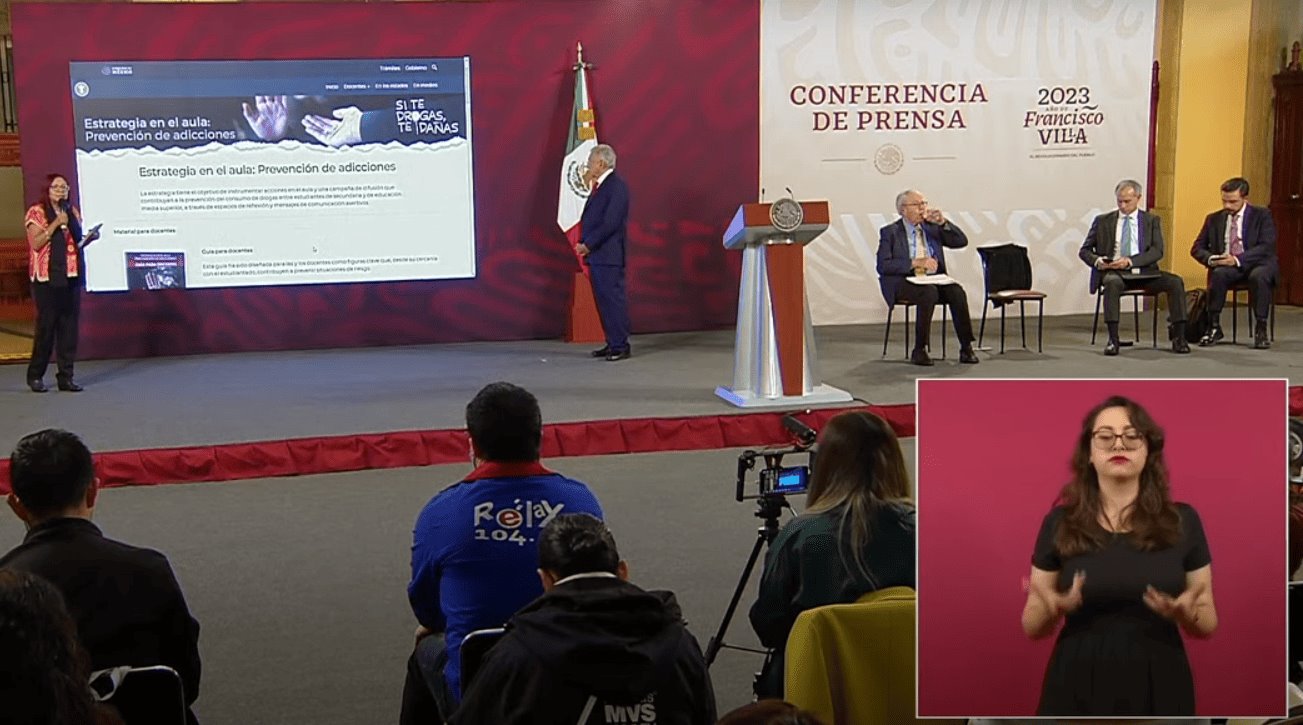 SEP presenta estrategia para inhibir consumo de drogas en escuelas