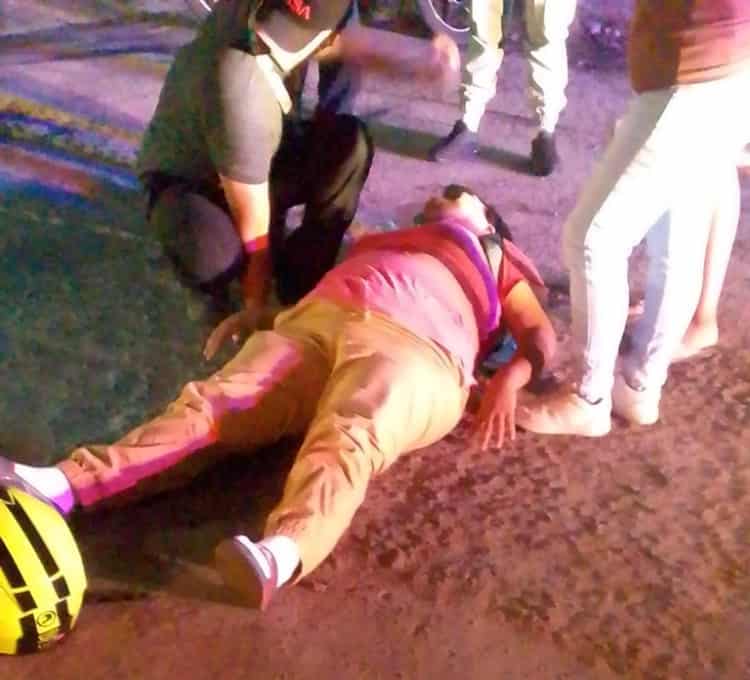 ¡La regresan al hospital! mujer recién operada se accidenta en Veracruz