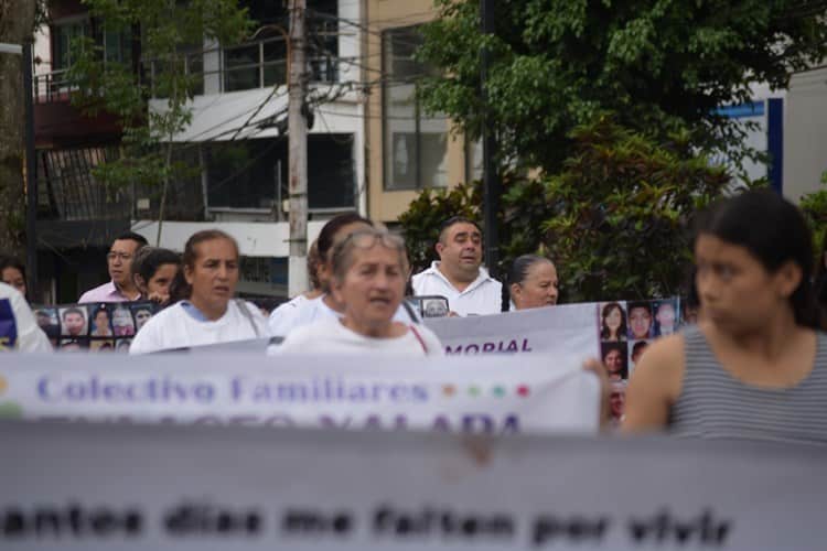Dolor y  amor por sus hijos une a madres  de desaparecidos en Xalapa
