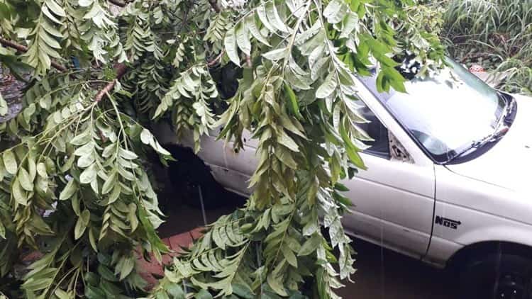 Tormenta eléctrica sorprende a Poza Rica este 10 de mayo