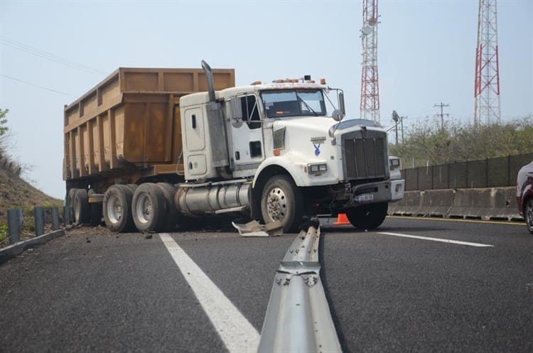 Su última rodada: ciclista fue arrollado por camión en autopista Veracruz-Cardel (+video)