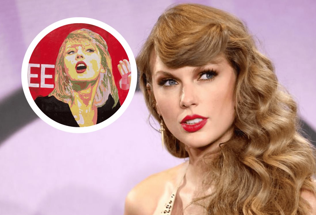 ¡Atención swifties jarochas! Daniel Fermán crea mural de Taylor Swift en Veracruz