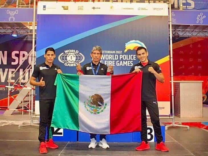 ¡Policías de Veracruz se ponen los guantes! buscan campeonato mundial de box