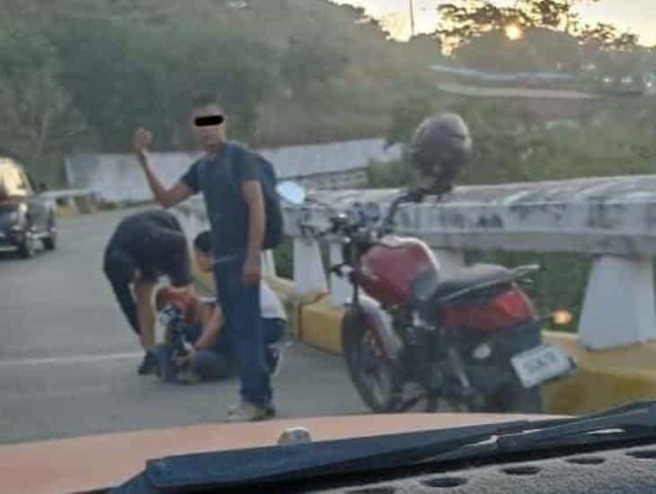 Salvan a mujer de suicidarse en puente de Coatzacoalcos