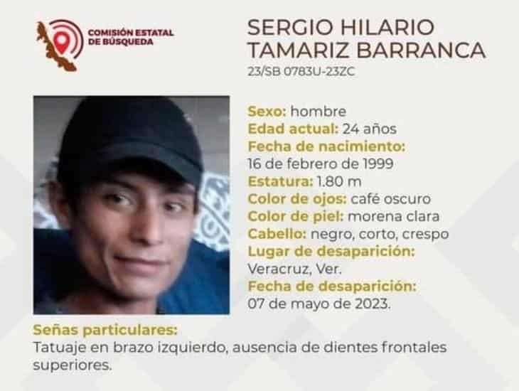 Sergio Hilario desapareció desde hace 4 días en calles de Veracruz