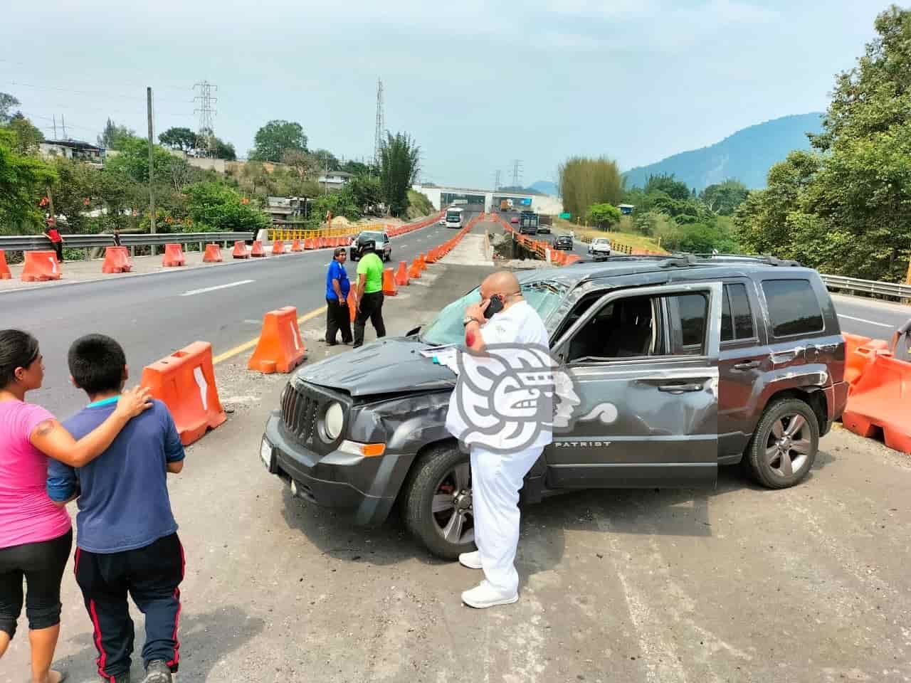 Se registra carambola en la carretera Córdoba-Puebla