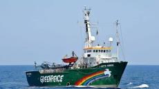 Arriba el barco más icónico de Greenpeace en el Puerto de Veracruz