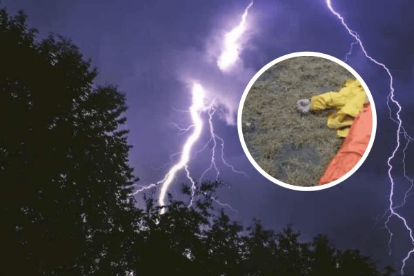 Vendedor es golpeado por un rayo en Paso del Macho