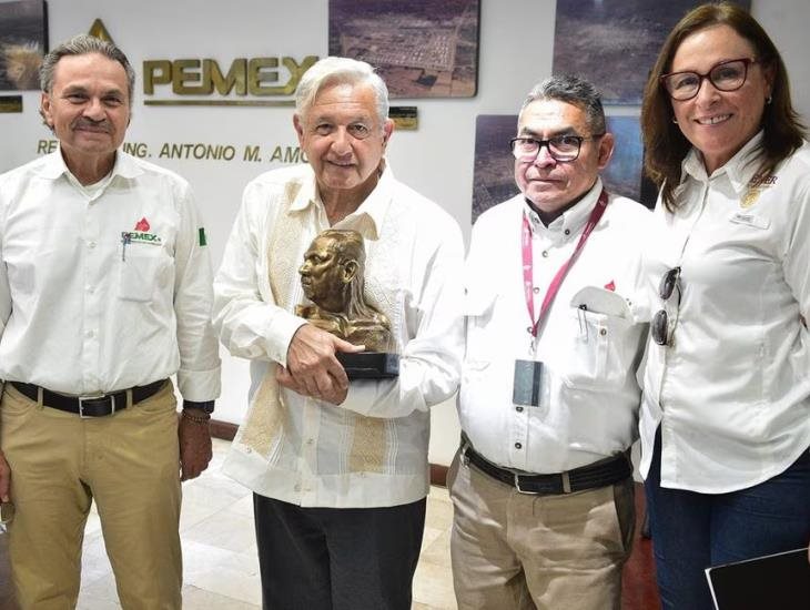 ¡La soberanía energética va!”, aseguró AMLO en visita a refinería de Cadereyta