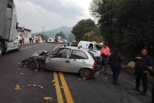 Accidente múltiple en la 140 tramo Xalapa -Perote
