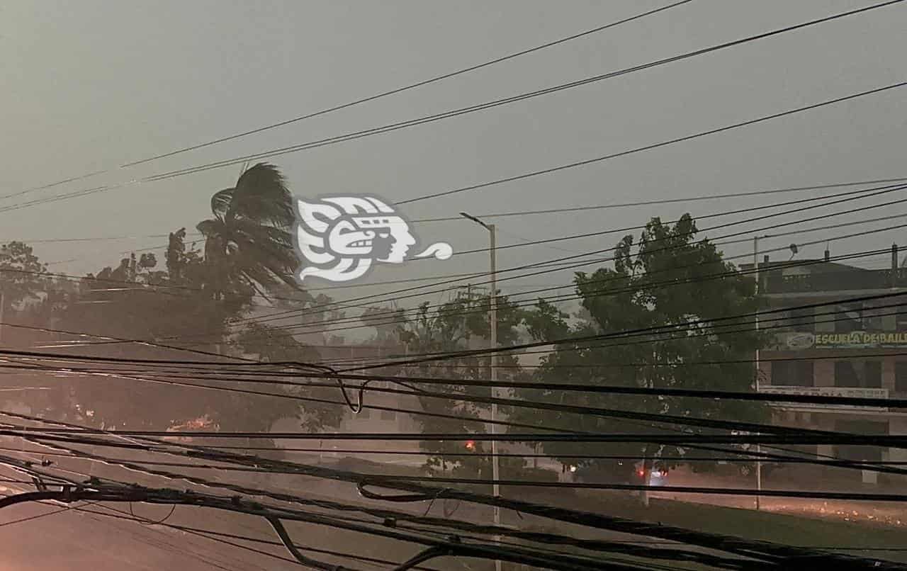 Fuerte tormenta sorprende a habitantes de Poza Rica