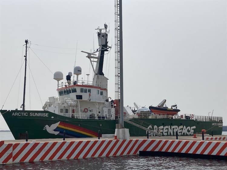 El buque Artic Sunrise de Greenpeace permanecerá tres semanas en Veracruz(+Video)