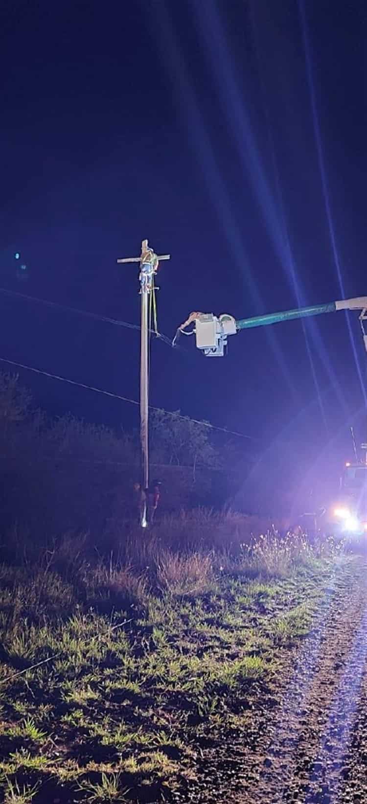 ¡Pegó fuerte! Sin luz casi medio millón de habitantes por FF55 en 4 estados