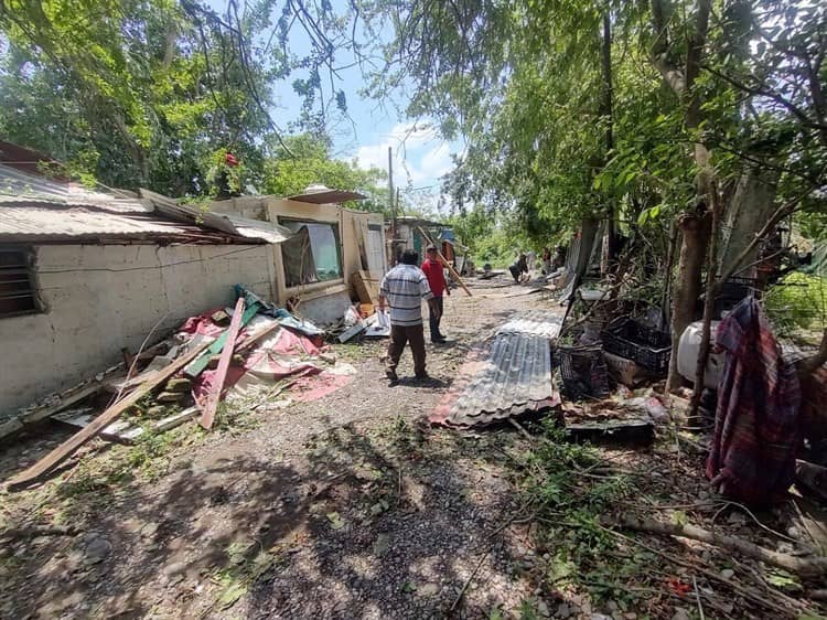 Zona Norte de Veracruz destruida; daños por tormenta en Poza Rica, Tihuatlán, Papantla, Cazones y Coatzintla