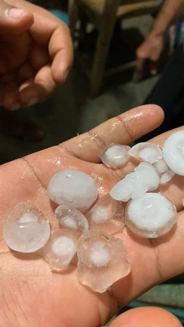 ¡Del calor al granizo! Granizada sorprende a habitantes de Mundo Nuevo (+Video)