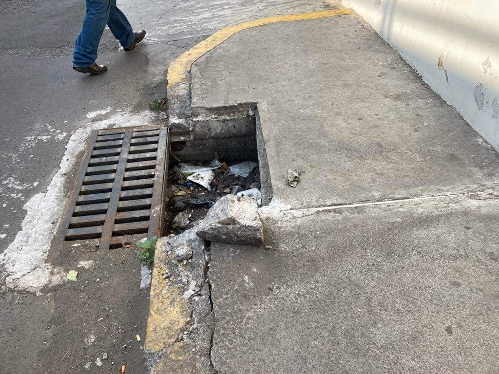 Alertan por “trampa mortal” a un costado del puente Allende, en Veracruz