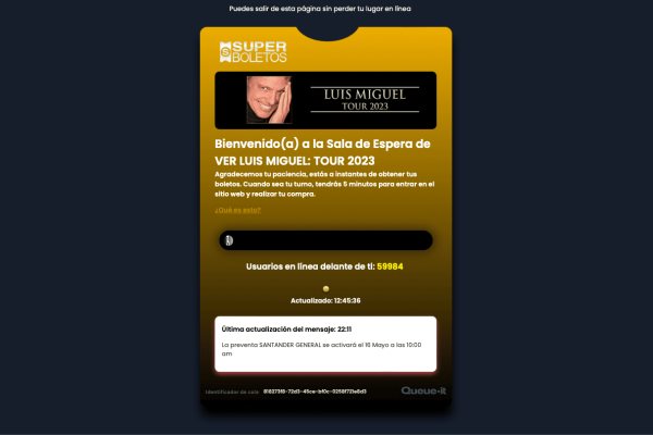 Más de 50 mil esperan por boletos de Luis Miguel en Veracruz