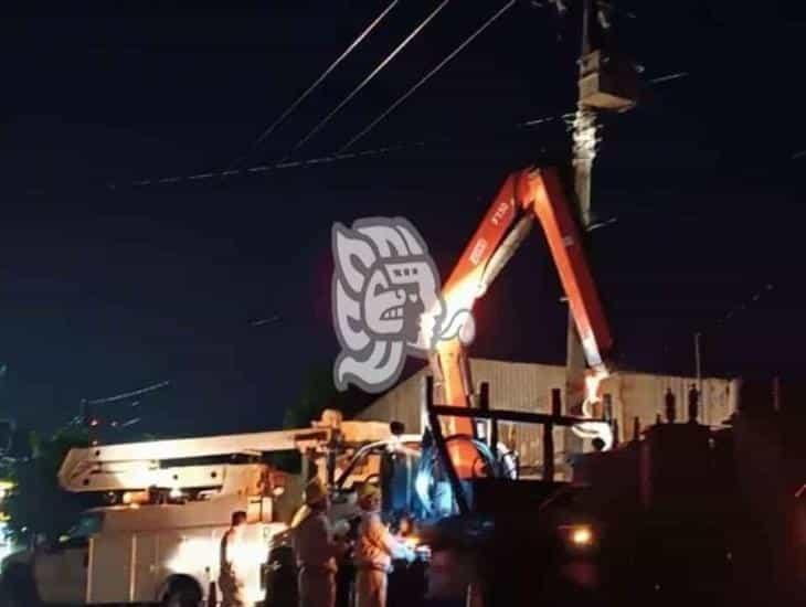 ¡Levantaron el bloqueo! Solucionan conflicto por falta de energía eléctrica en colonias de Coatza