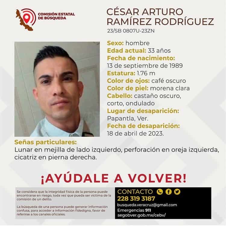 Desaparecen tres personas en el norte de Veracruz