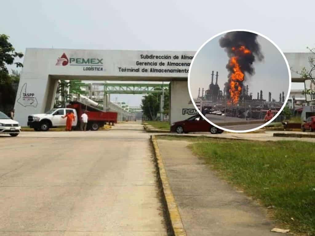 Incendio en Refinería desvía visita de director de Pemex a Coatza