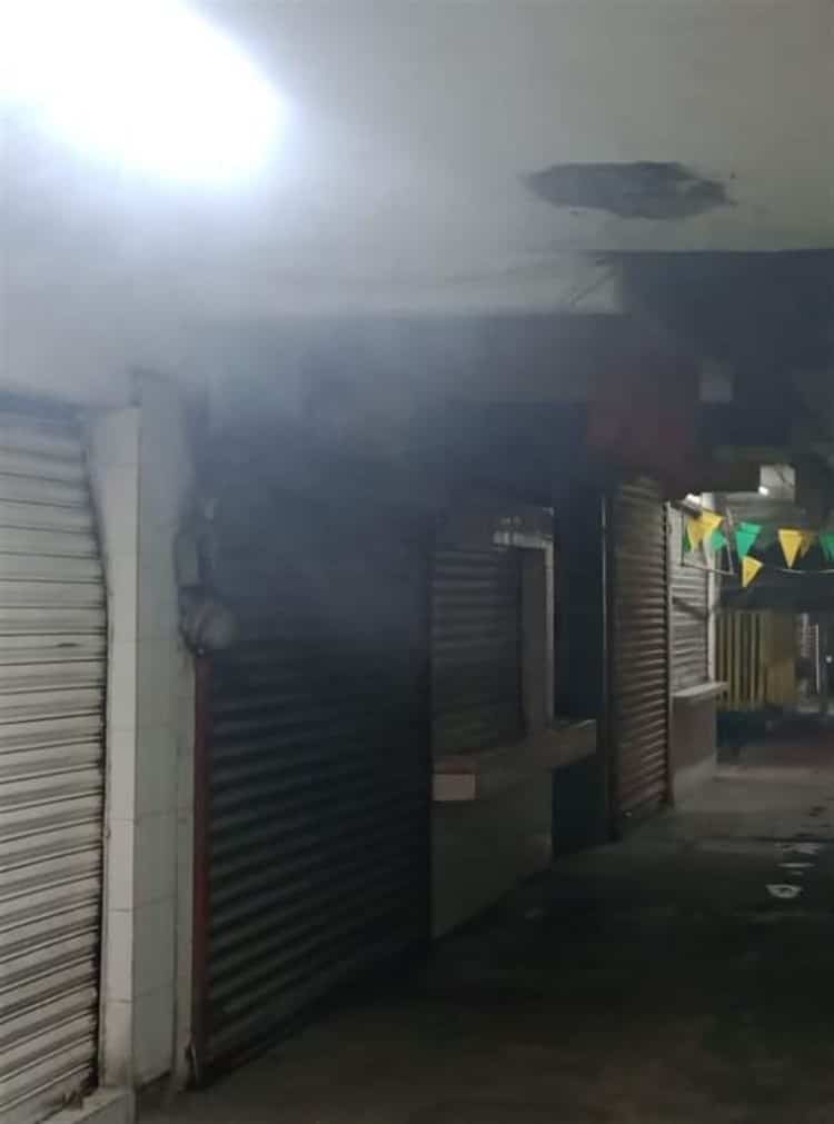 Se registra conato de incendio en carnicería del mercado Municipal de Cardel