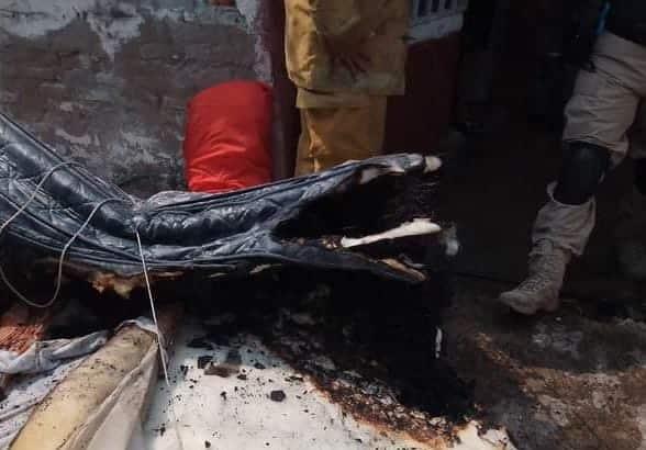 Se registra conato de incendio en una vivienda de Alvarado