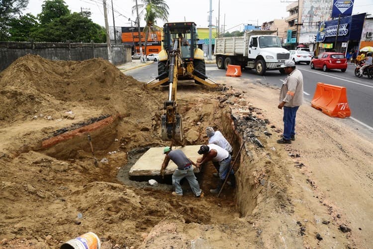 Avanzan los trabajos en la avenida UV y Álamo (+Video)