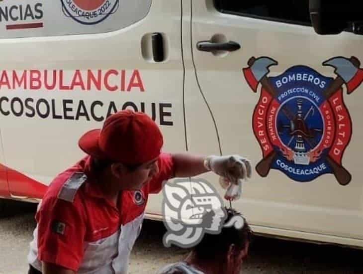 Sujeto en estado de ebriedad movilizó a personal de rescate en Cosoleacaque