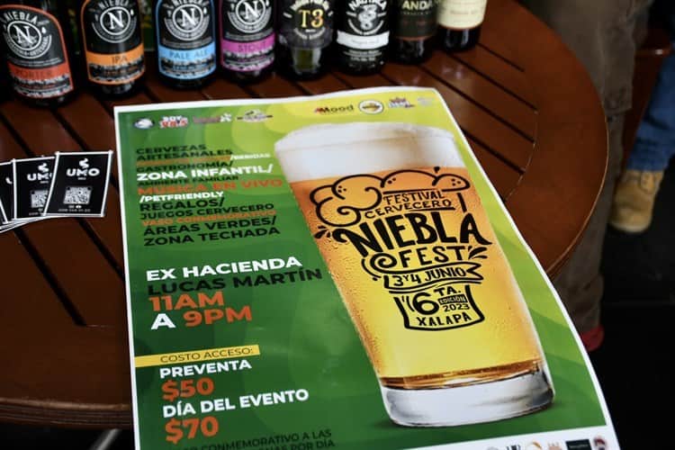 Invitan al festival cervecero Niebla Fest 2023 en Xalapa