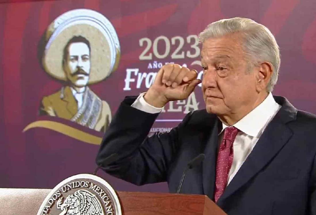 AMLO aconseja al senador Armenta no denunciar a la ministra Piña