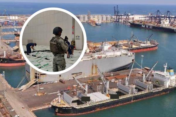 ¡Honorable labor! Reconocen desempeño de la Marina tras aseguramiento de narcóticos en aduana de Veracruz