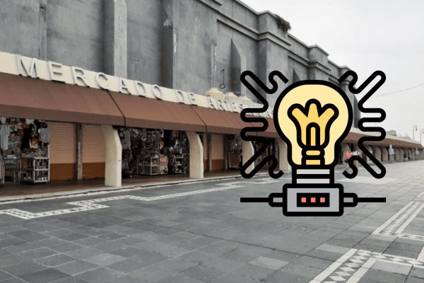 Por apagones, Mercado de Artesanías en Veracruz lleva más de 3 días sin luz