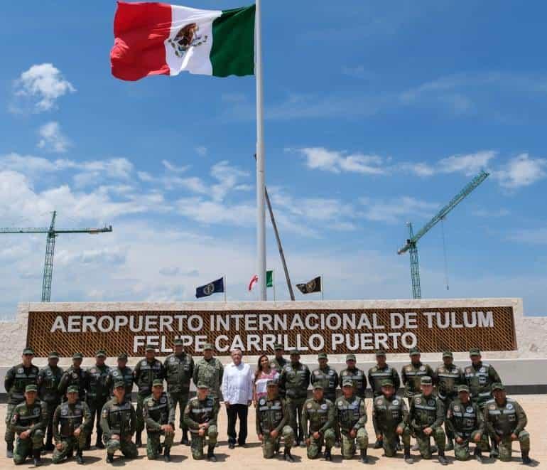 Presidente supervisa tramo 5 del Tren Maya y Aeropuerto Felipe Carrillo Puerto en Tulum