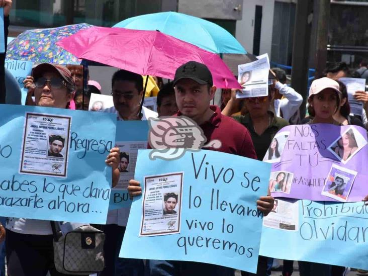 Con marcha exigen agilizar búsqueda de Ashley y Jafhet, desaparecidos en Ixtaczoquitlán (+Video)