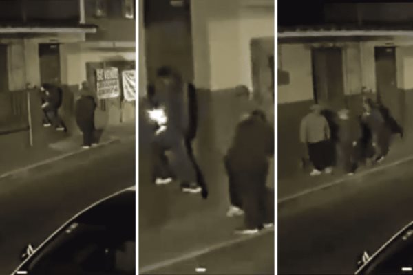 ¡Otra vez! Captan a tres sujetos queriendo robar, ahora en el centro de Xalapa