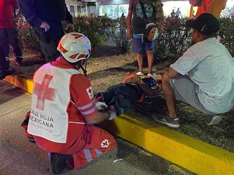 Atropellan a hombre en el centro de Veracruz