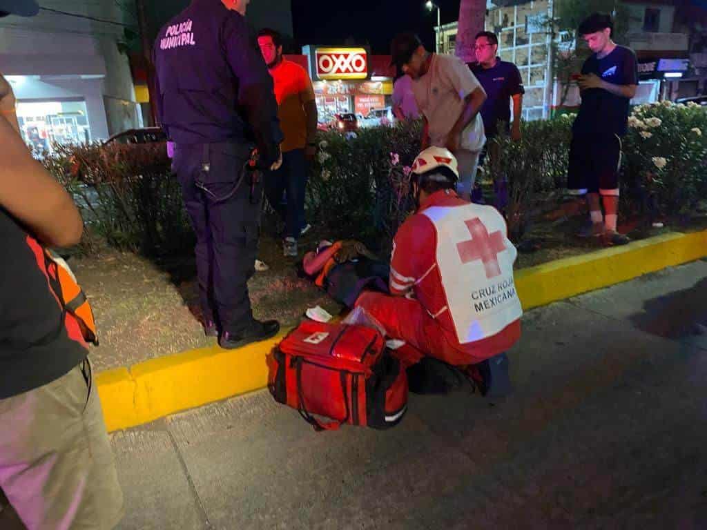 Atropellan a hombre en el centro de Veracruz