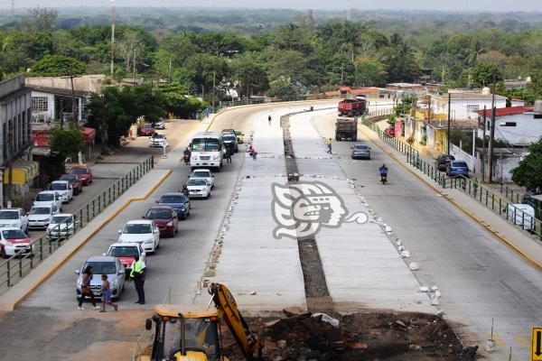 ¡Casi lista! Con ampliación de la Transístmica, mejora circulación en el sur de Veracruz