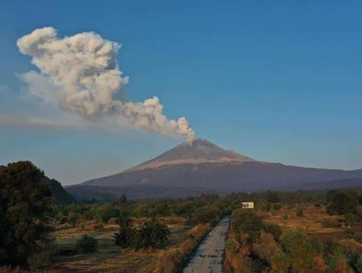 Tras actividad del Popocatépetl don Goyo se está serenando, afirma AMLO