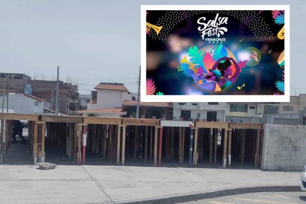 Comienzan a instalar gradas y palcos VIP para Salsa Fest 2023