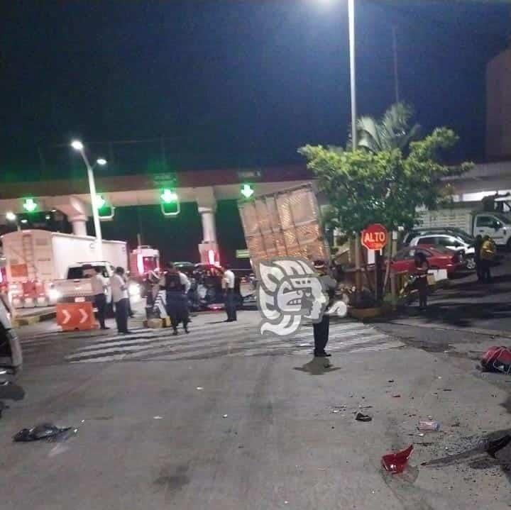 Accidente múltiple deja a un guardia de seguridad muerto en Cuitláhuac