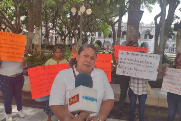 Protestan en Veracruz contra gaseras; denuncian malos olores y daños a la salud