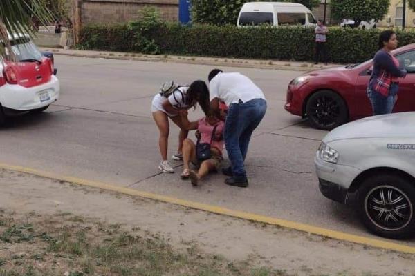Arrollan a una mujer en Minatitlán