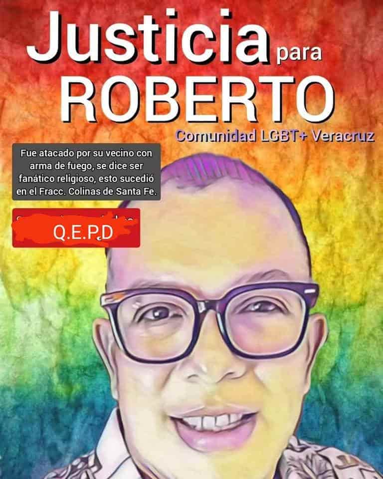 Fallece Roberto, fue baleado por su vecino en Colinas de Santa Fe; era de la comunidad LGBT